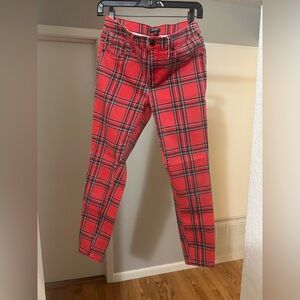 Wild Fable Red Plaid Pants